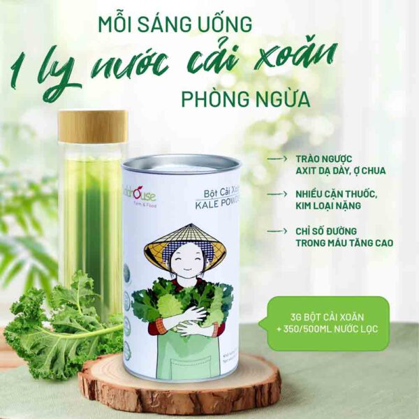 Bột cải xoăn - Sản Phẩm Từ Rau Củ - Rau Củ Quả Sạch - Đặc Sản Đà Lạt - bột rau củ sấy lạnh - https://dalatfarm.net/