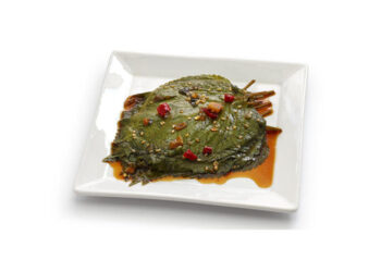 lá mè Hàn Quốc Ngâm tương - Món ăn từ rau củ - Phương pháp sống khỏe - https://dalatfarm.net/