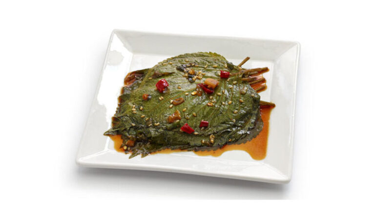 lá mè Hàn Quốc Ngâm tương - Món ăn từ rau củ - Phương pháp sống khỏe - https://dalatfarm.net/