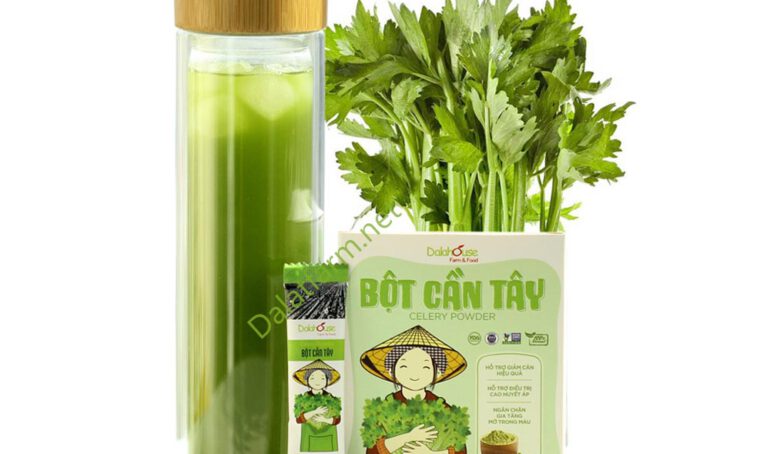 bột cần tây nguyên chất - Món ăn từ rau củ - Phương pháp sống khỏe - https://dalatfarm.net/