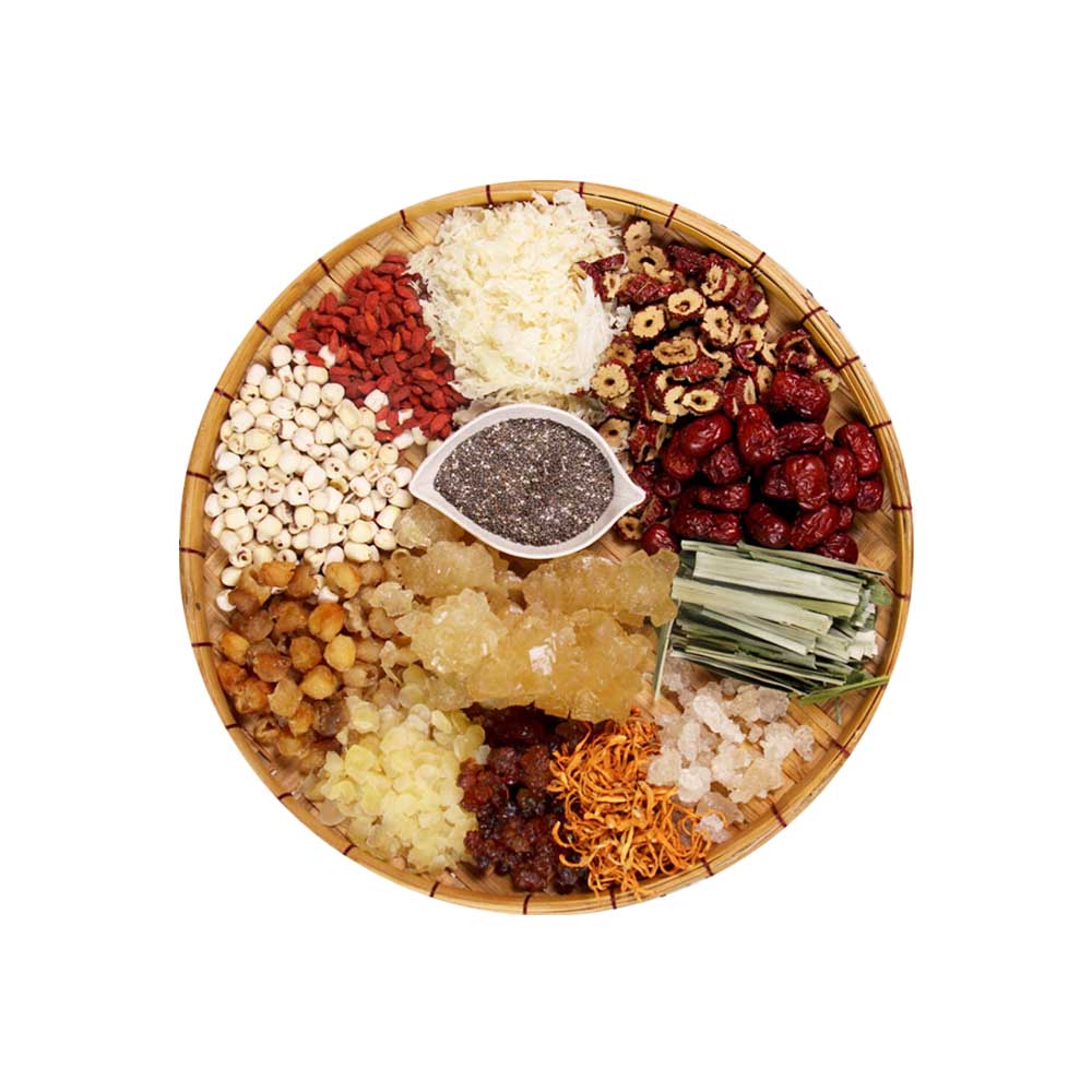 Set Chè Dưỡng Nhan - món ăn từ rau củ - phương pháp sống khỏe - Đặc Sản Đà Lạt - https://dalatfarm.net/