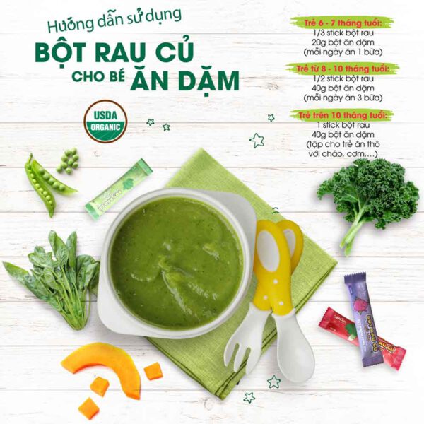 bột ăn dặm cho bé - Sản Phẩm Từ Rau Củ - Rau Củ Quả Sạch - Đặc Sản Đà Lạt - bột rau củ sấy lạnh - https://dalatfarm.net/