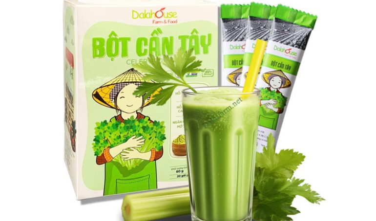 Bột cần tây Dalahouse - món ăn từ rau củ - phương pháp sống khỏe - Đặc Sản Đà Lạt - https://dalatfarm.net/