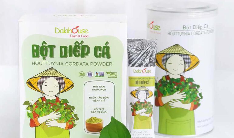 Bột diếp cá sấy lạnh - món ăn từ rau củ - phương pháp sống khỏe - Đặc Sản Đà Lạt - https://dalatfarm.net/