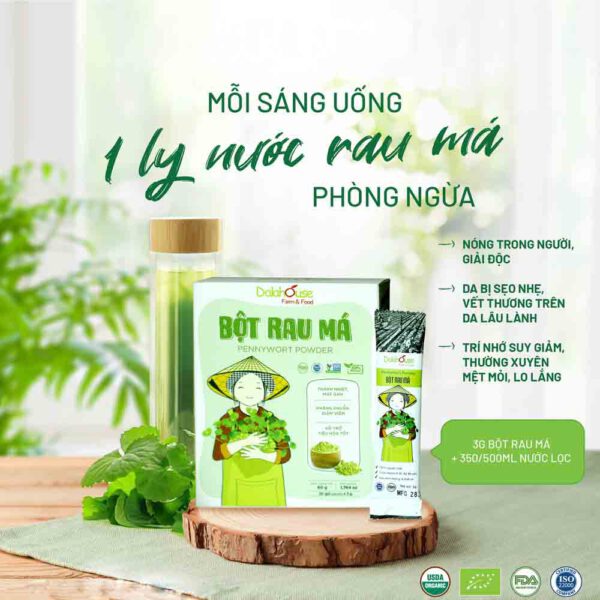 bột rau má - Sản Phẩm Từ Rau Củ - Rau Củ Quả Sạch - Đặc Sản Đà Lạt - bột rau củ sấy lạnh - https://dalatfarm.net/