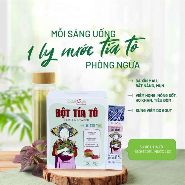 bột tía tô - Sản Phẩm Từ Rau Củ - Rau Củ Quả Sạch - Đặc Sản Đà Lạt - bột rau củ sấy lạnh - https://dalatfarm.net/