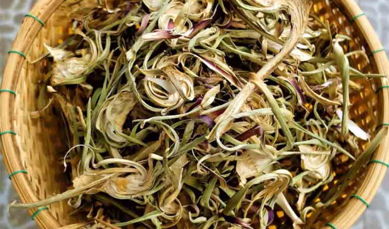 trà bông atiso sấy khô - món ăn từ rau củ - phương pháp sống khỏe - Đặc Sản Đà Lạt - https://dalatfarm.net/