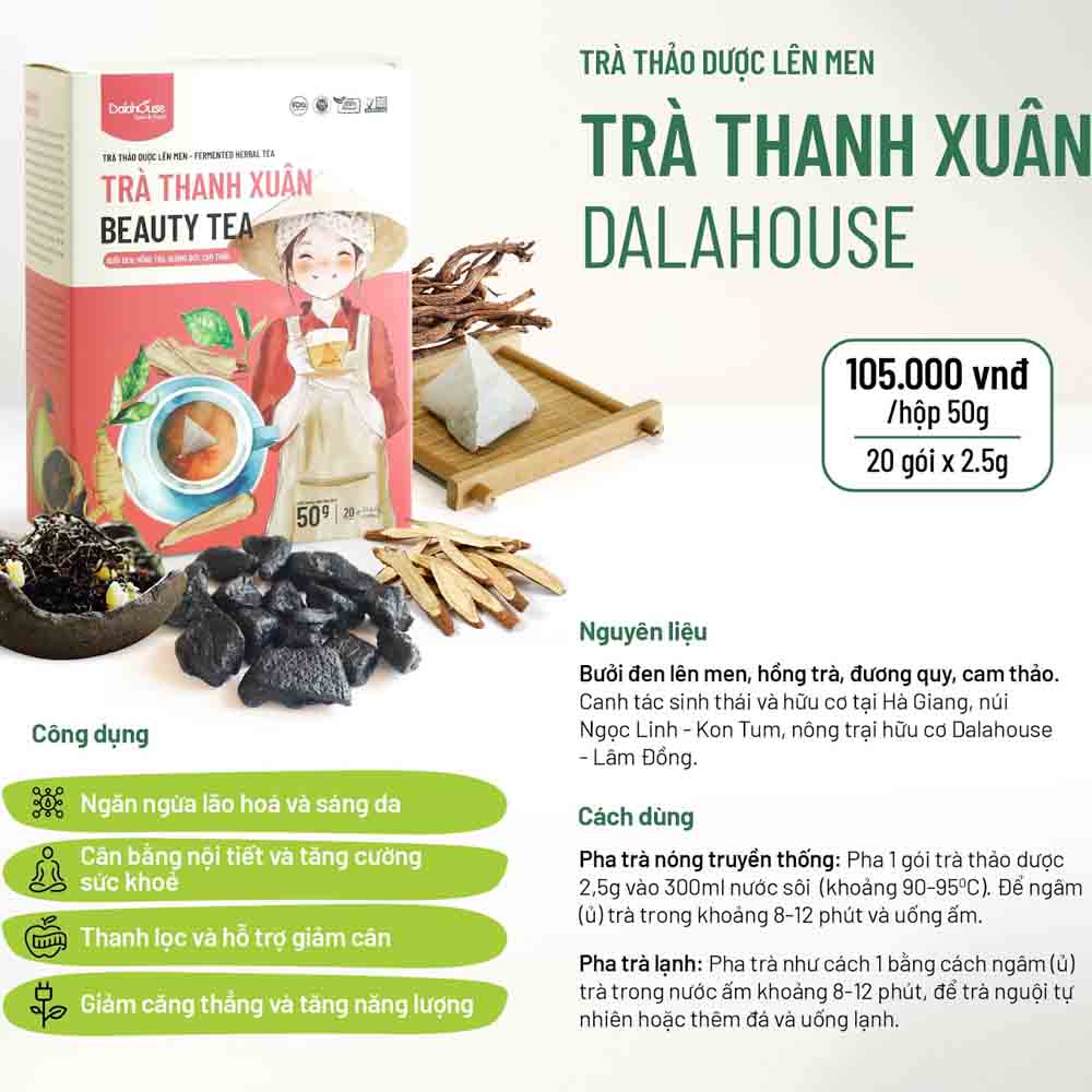 trà thanh xuân - Trà Thảo Mộc - Đặc Sản ĐàLạt - Đặc Sản Đà Lạt - https://dalatfarm.net/