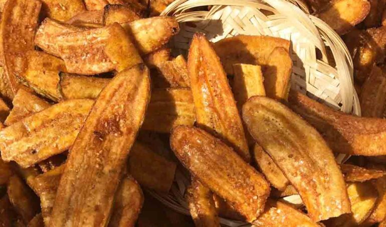 chuối mè sấy giòn - Rau củ quả sấy - Đặc Sản ĐàLạt - https://dalatfarm.net/