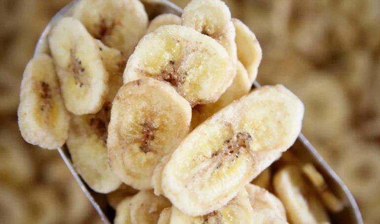 chuối sấy giòn chính hãng - Rau củ quả sấy - Đặc Sản ĐàLạt - https://dalatfarm.net/