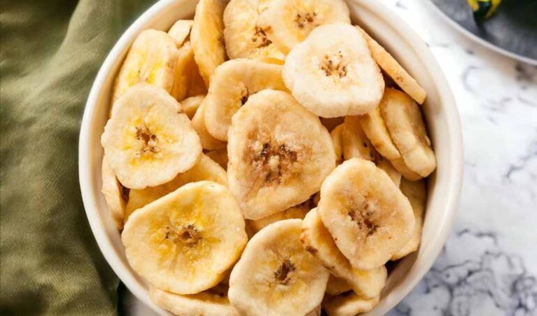 chuối sấy giòn nguyên vị - Rau củ quả sấy - Đặc Sản ĐàLạt - https://dalatfarm.net/