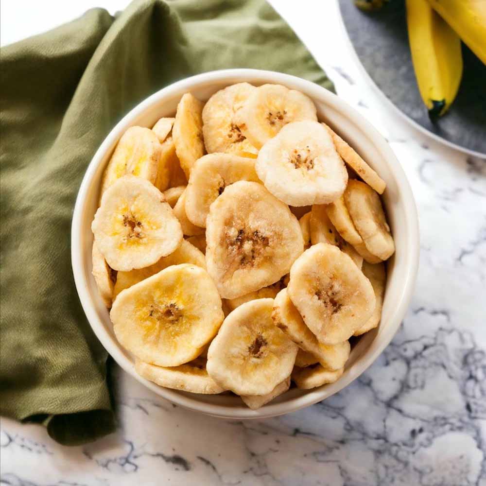 chuối sấy giòn nguyên vị - Rau củ quả sấy - Đặc Sản ĐàLạt - https://dalatfarm.net/