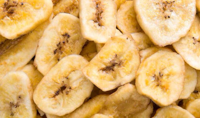 chuối sấy không đường - Rau củ quả sấy - Đặc Sản ĐàLạt - https://dalatfarm.net/