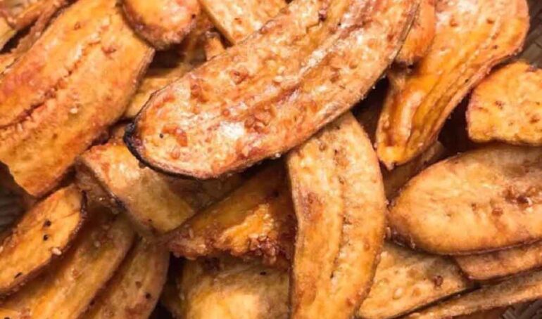 chuối sấy mè gừng - Rau củ quả sấy - Đặc Sản ĐàLạt - https://dalatfarm.net/