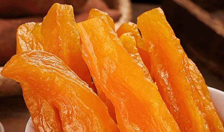 khoai lang sấy dẻo không đường - Rau củ quả sấy - Đặc Sản ĐàLạt - https://dalatfarm.net/