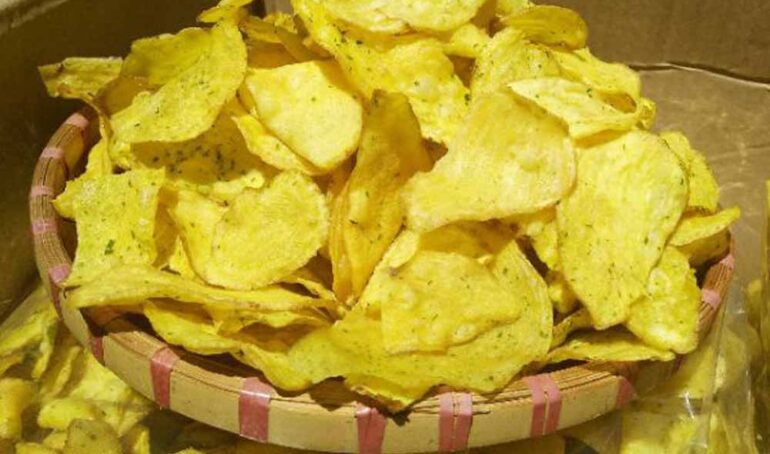 Snack khoai tây sấy hành - món ăn từ rau củ - phương pháp sống khỏe - Đặc Sản Đà Lạt - https://dalatfarm.net/