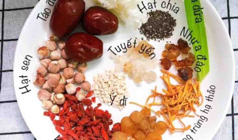 chè dưỡng nhan nấm tuyết - món ăn từ rau củ - phương pháp sống khỏe - Đặc Sản Đà Lạt - https://dalatfarm.net/