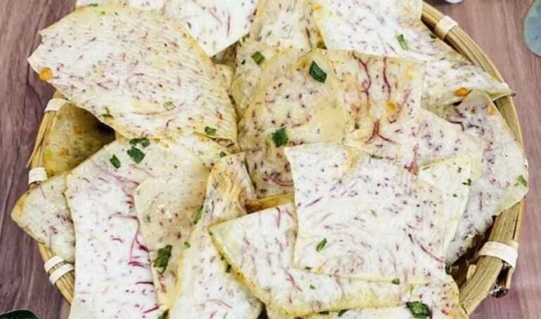 khoai môn mắm hành Đà Lạt - món ăn từ rau củ - phương pháp sống khỏe - Đặc Sản Đà Lạt - https://dalatfarm.net/