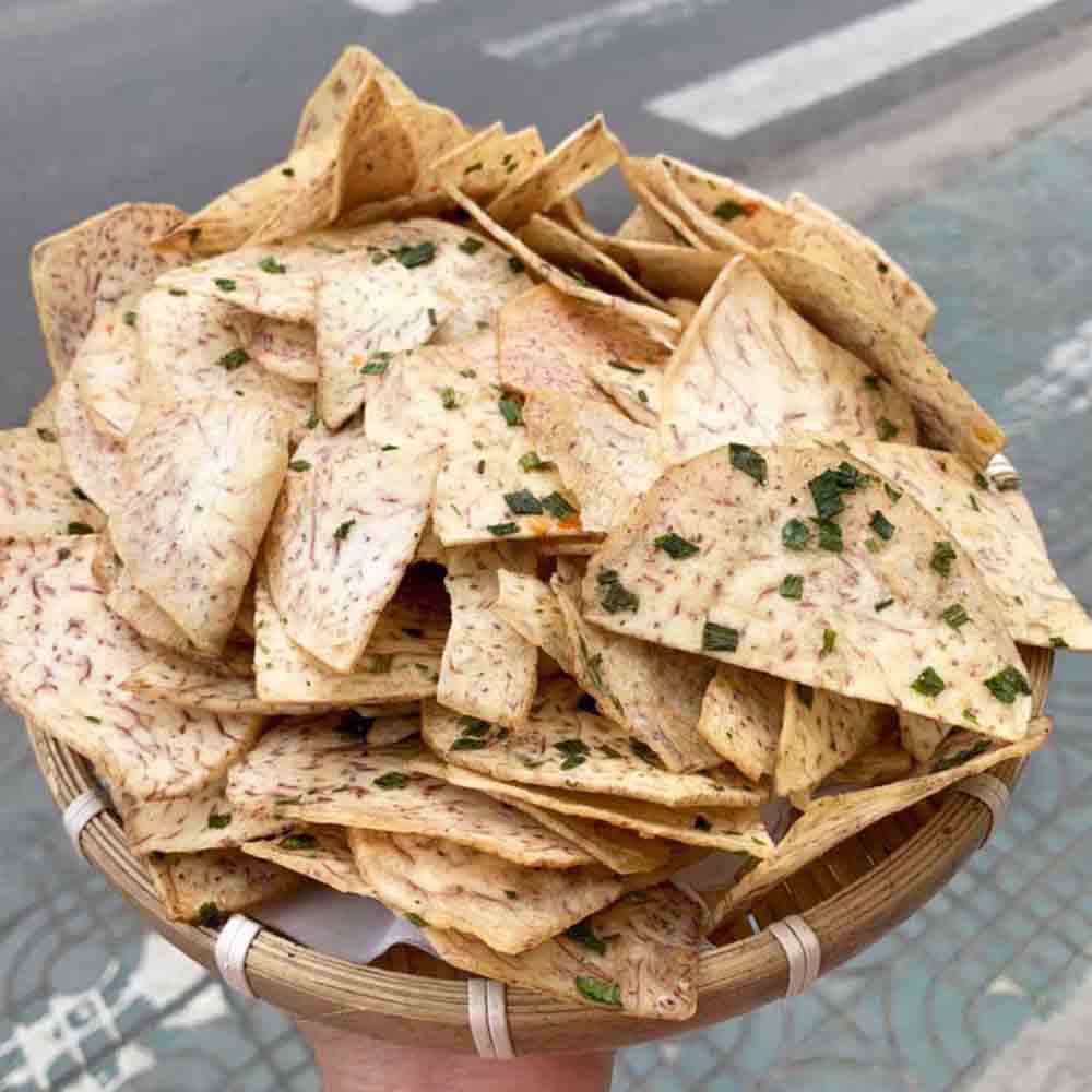 khoai môn sấy hành Gò Vấp - món ăn từ rau củ - phương pháp sống khỏe - Đặc Sản Đà Lạt - https://dalatfarm.net/