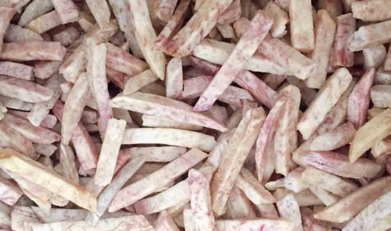 khoai môn sấy thăng hoa - món ăn từ rau củ - phương pháp sống khỏe - Đặc Sản Đà Lạt - https://dalatfarm.net/