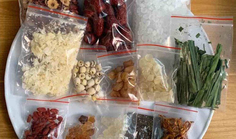 set chè dưỡng nhan 13 vị - món ăn từ rau củ - phương pháp sống khỏe - Đặc Sản Đà Lạt - https://dalatfarm.net/