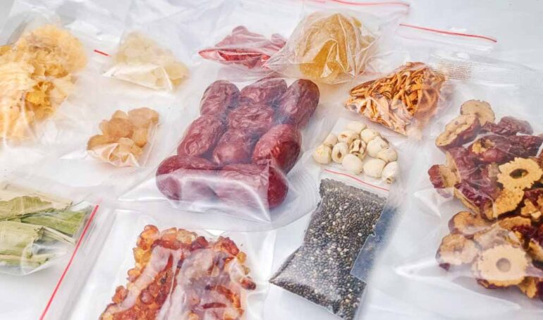 set chè dưỡng nhan 14 vị - món ăn từ rau củ - phương pháp sống khỏe - Đặc Sản Đà Lạt - https://dalatfarm.net/