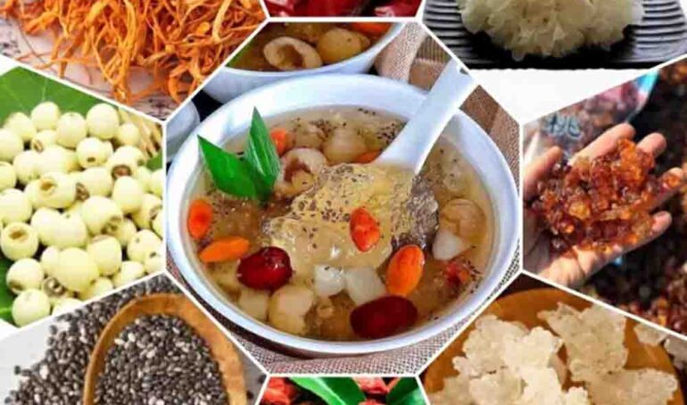 set chè dưỡng nhan 15 vị - món ăn từ rau củ - phương pháp sống khỏe - Đặc Sản Đà Lạt - https://dalatfarm.net/