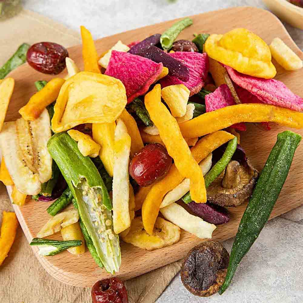 thập cẩm sấy giòn - món ăn từ rau củ - phương pháp sống khỏe - Đặc Sản Đà Lạt - https://dalatfarm.net/