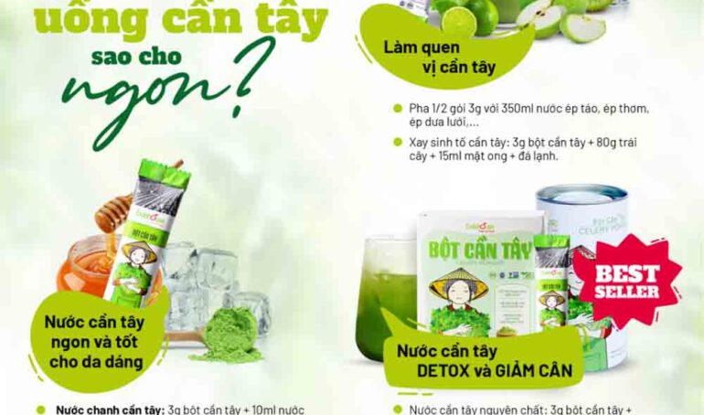 bột cần tây detox - cách làm đẹp tự nhiên- phương pháp sống khỏe - Đặc Sản Đà Lạt - https://dalatfarm.net/