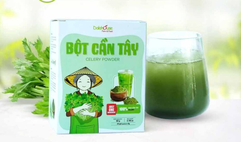 bột cần tây nguyên chất organic - cách làm đẹp tự nhiên- phương pháp sống khỏe - Đặc Sản Đà Lạt - https://dalatfarm.net/