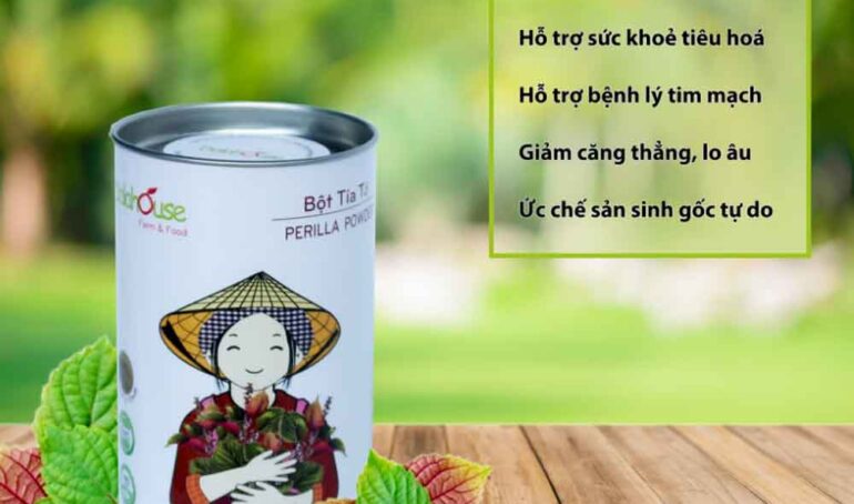 bột lá tía tô - cách làm đẹp tự nhiên- phương pháp sống khỏe - Đặc Sản Đà Lạt - https://dalatfarm.net/