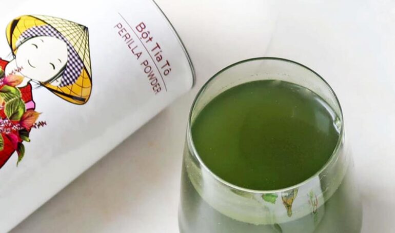 bột rau tía tô - cách làm đẹp tự nhiên- phương pháp sống khỏe - Đặc Sản Đà Lạt - https://dalatfarm.net/