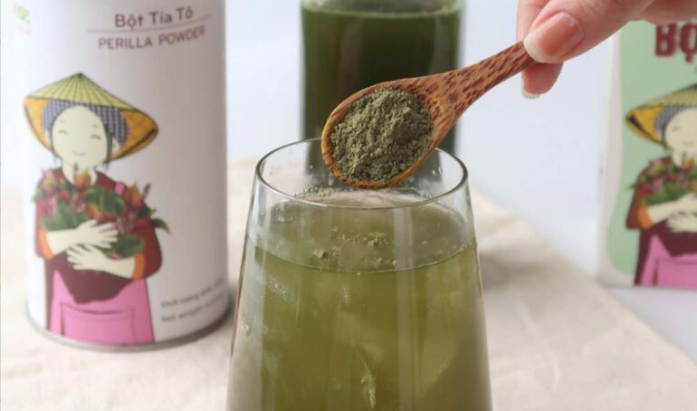 bột tía tô organic sấy lạnh - cách làm đẹp tự nhiên- phương pháp sống khỏe - Đặc Sản Đà Lạt - https://dalatfarm.net/