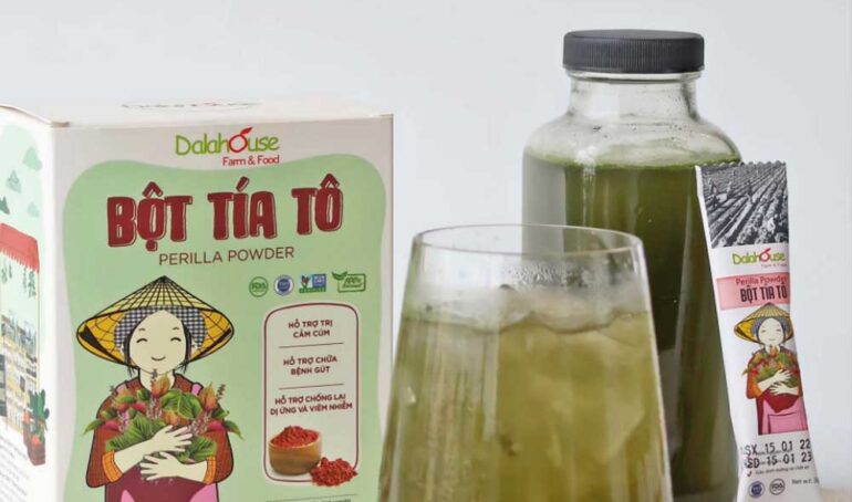 bột tía tô pha nước uống - cách làm đẹp tự nhiên- phương pháp sống khỏe - Đặc Sản Đà Lạt - https://dalatfarm.net/