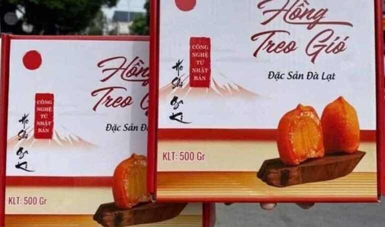 hồng treo gió làm quà biếu - món ăn từ rau củ - phương pháp sống khỏe - Đặc Sản Đà Lạt - https://dalatfarm.net/