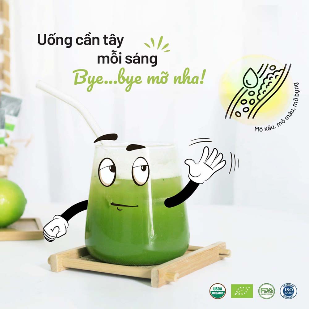 review bột cần tây - cách làm đẹp tự nhiên- phương pháp sống khỏe - Đặc Sản Đà Lạt - https://dalatfarm.net/