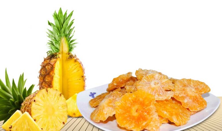 thơm sấy dẻo chính gốc - món ăn từ rau củ - phương pháp sống khỏe - Đặc Sản Đà Lạt - https://dalatfarm.net/