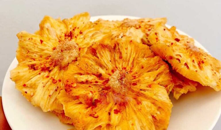 thơm sấy muối ớt TPHCM - món ăn từ rau củ - phương pháp sống khỏe - Đặc Sản Đà Lạt - https://dalatfarm.net/