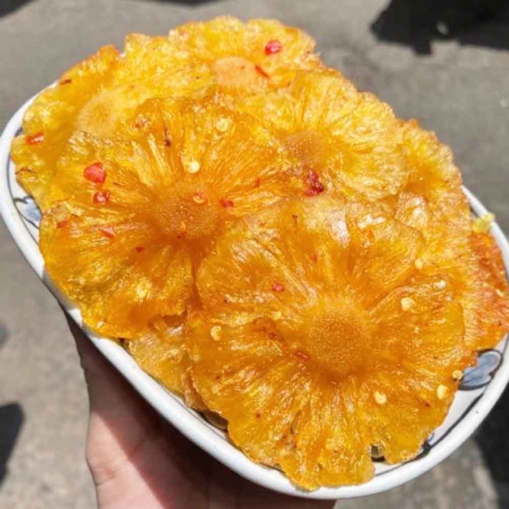 thơm sấy muối ớt chua cay - món ăn từ rau củ - phương pháp sống khỏe - Đặc Sản Đà Lạt - https://dalatfarm.net/