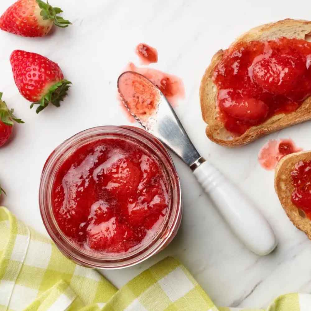 mứt dâu tây ăn liền - món ăn từ rau củ - phương pháp sống khỏe - Đặc Sản Đà Lạt - https://dalatfarm.net/