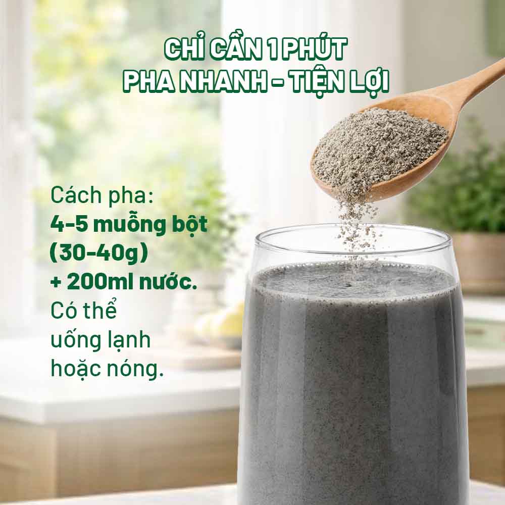 Bột mè đen hạt điều - Sản Phẩm Từ Rau Củ - Rau Củ Quả Sạch - Đặc Sản Đà Lạt - https://dalatfarm.net/