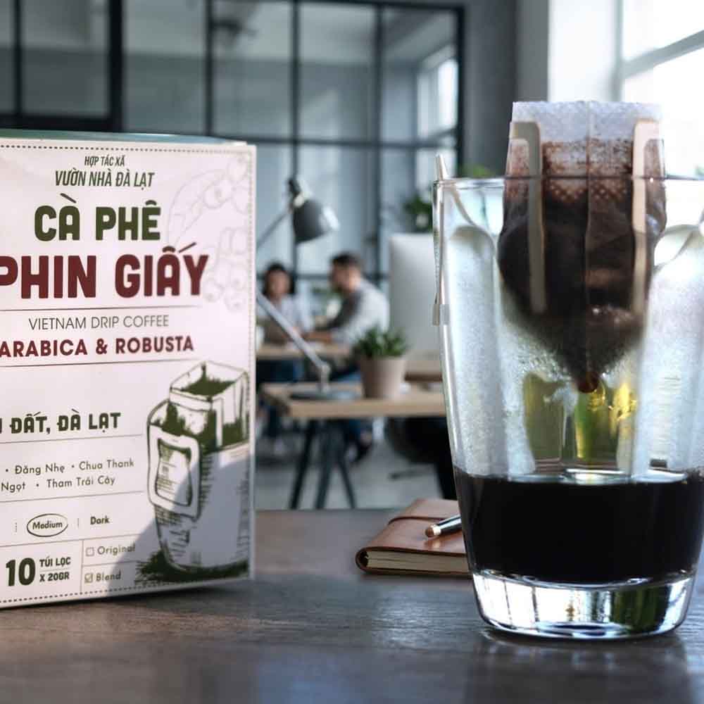 cà phê phin giấy - Trà Thảo Mộc - Đặc Sản Đà Lạt - https://dalatfarm.net/