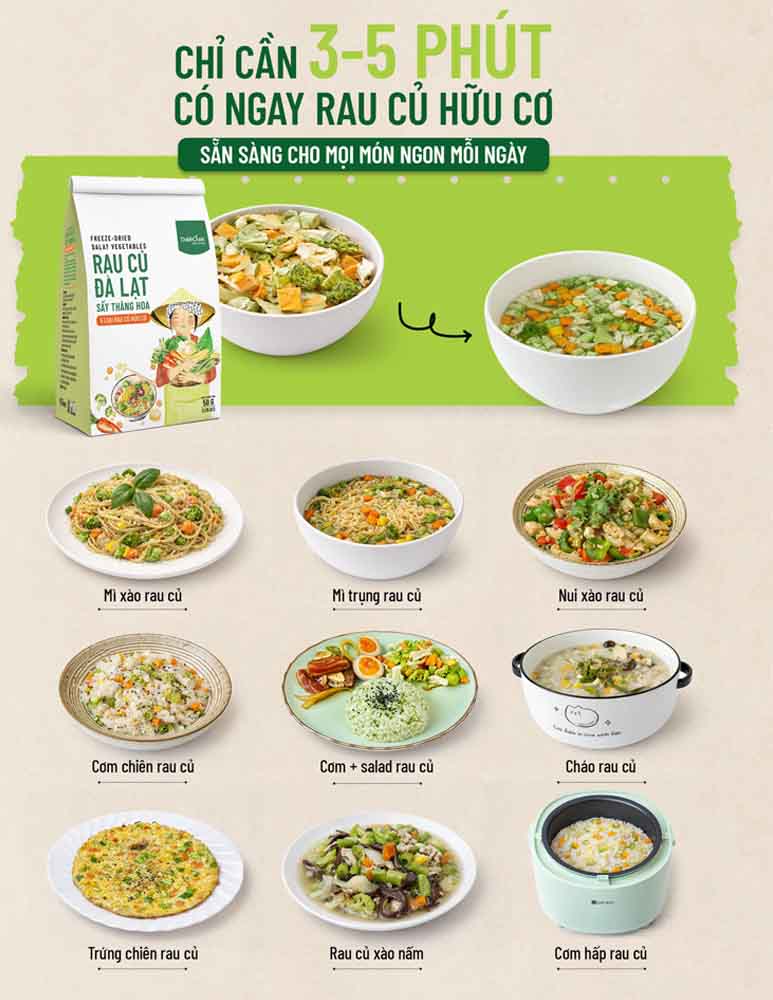 Rau củ sấy Đà Lạt - Rau Củ Quả Sấy - Đặc Sản Đà Lạt - https://dalatfarm.net/