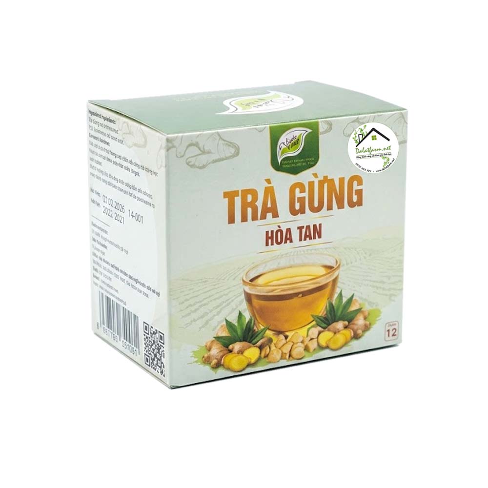 trà gừng hòa tan - Trà Thảo Mộc - Đặc Sản Đà Lạt - https://dalatfarm.net/
