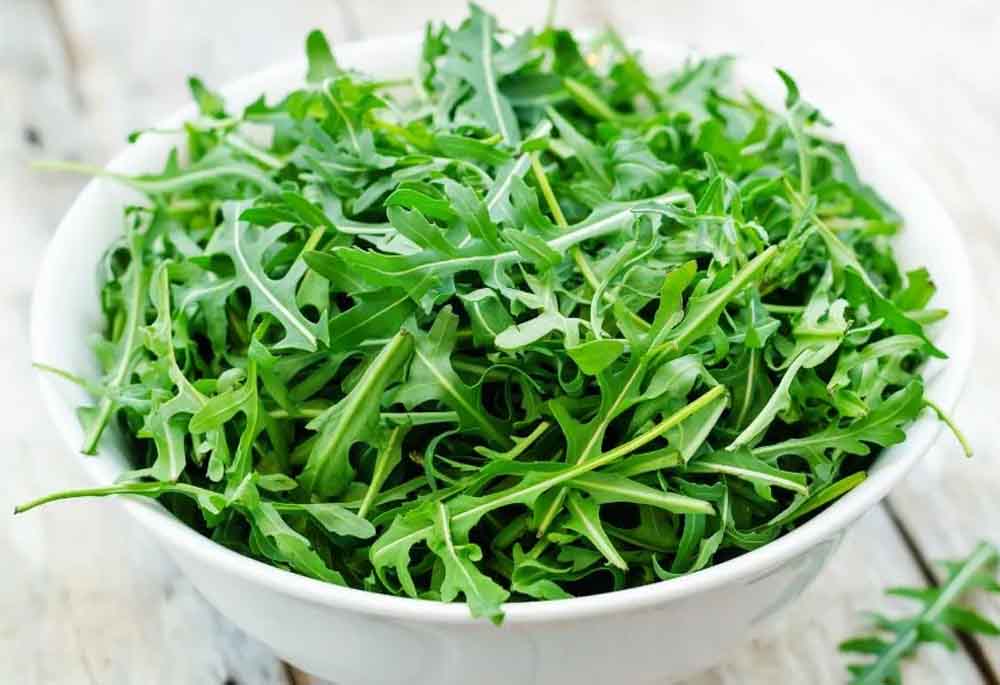 Salad rau Rocket Đà Lạt với cà chua bi và phô mai Parmesan